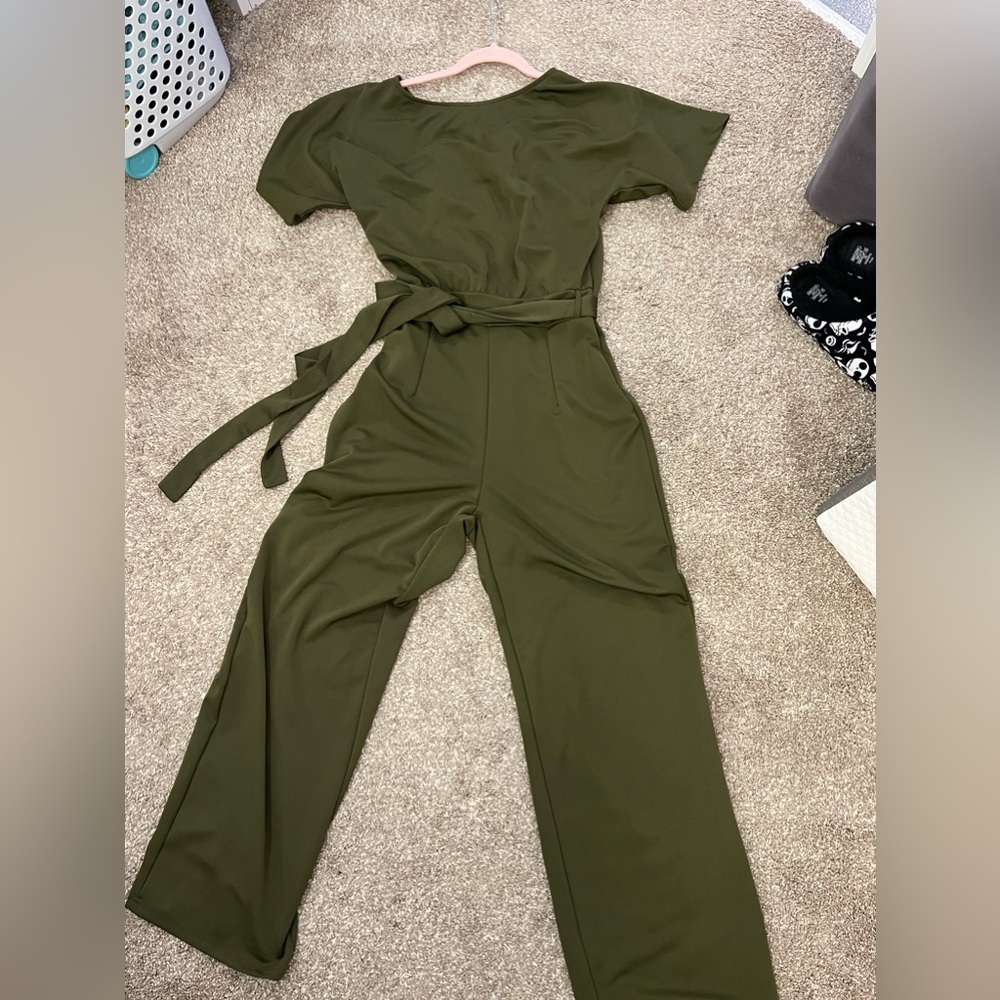 Army Green Romper